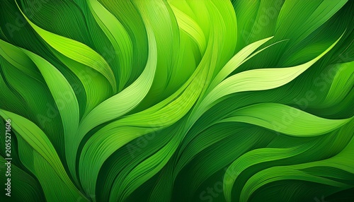 Abstract Green Grass Background Grass Texture Illustration