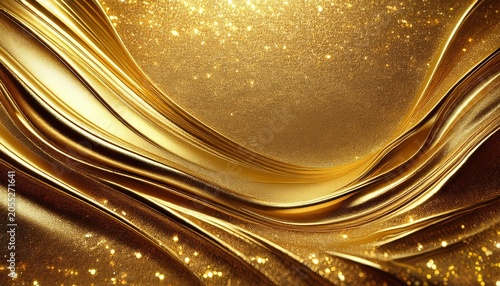 Golden Glitter Shiny Texture Background