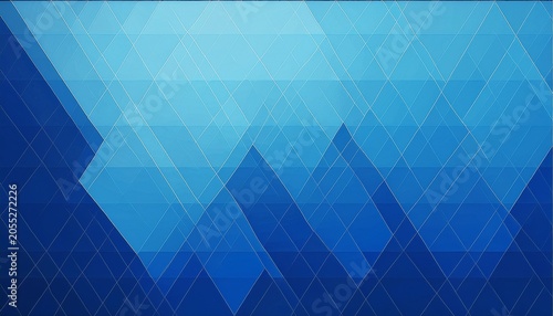 Abstract Bright Blue Triangle Background Texture