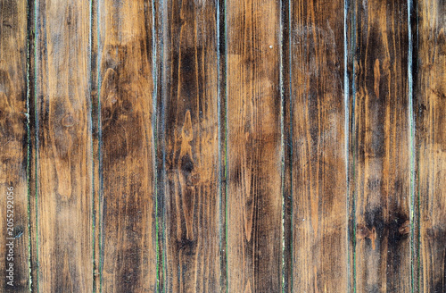 Detalle de una vieja puerta de madera