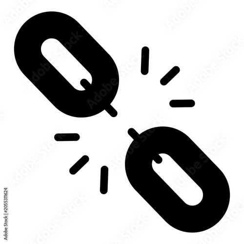 freedom glyph icon vector illustration isolated on white background