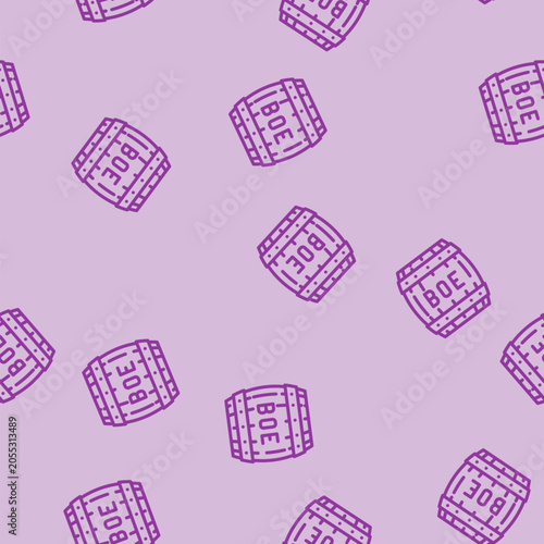 Foto barrel of oil equivalent boe line seamless pattern barrel of oil equivalent boe