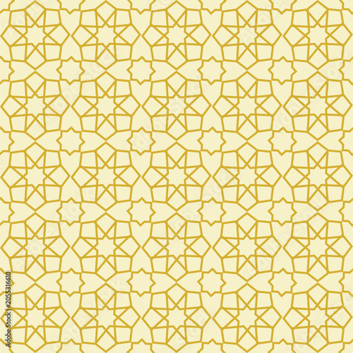 Set of Islamic background , Arabic geometric ornament seamless pattern texture for ramadan. Middle Eastern, Moroccan, and Turkish style for repeating fabric, luxury wallpaper, digital paper. vector