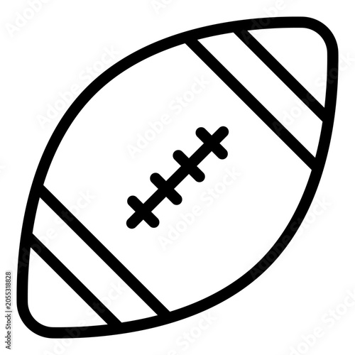football line icon vector illustration isolated on white background