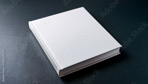 Blank White Hardcover Book Mockup On A Clean Surface Presentation Template For Branding Catalog Novel Stationery