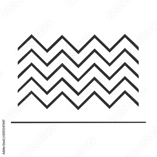 Minimalist Zigzag Pattern Design