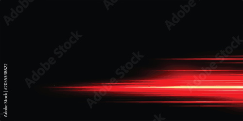 Photos Glowing red speed lines with particle effect on dark background particles abstra