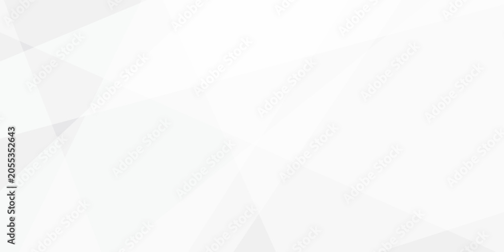 Obraz premium A clean and modern Geometric white and gray triangles with intersecting lines and shape featuring overlapping white and gray triangles, ideal for tech, design, and abstract concepts.