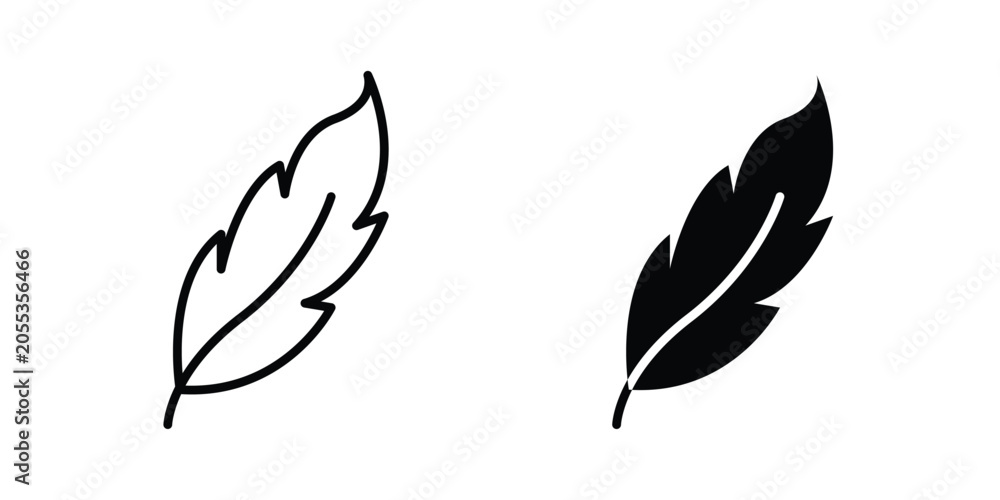 Fototapeta premium Feather icon