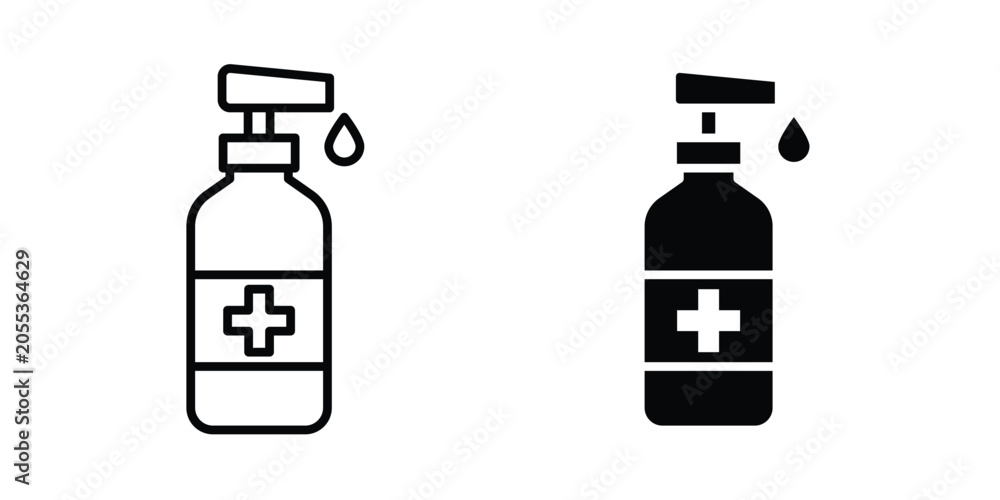 Fototapeta premium medical pump spray icon