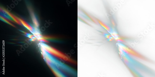 фотографія Prism sparkle overlay with colorful holographic reflections PNG