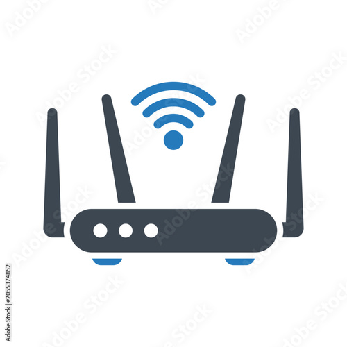 Wireless router icon