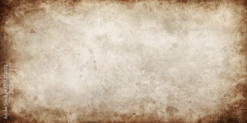 Cuadro en lienzo Old vintage grunge old paper texture background with aged parchment antique sepi