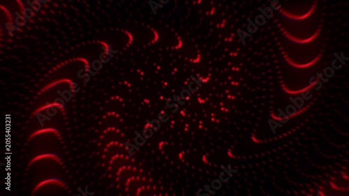 Red Dots Twirl Animated Background