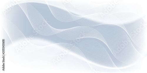 Fotografie Abstract background with white holographic line pattern in soft pastel colors