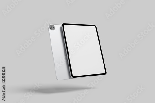 Blank Tablet Mockup - 3D Illustration