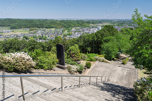Tapety artystyczne 世界無名戦士之墓からの眺望・埼玉県越生町