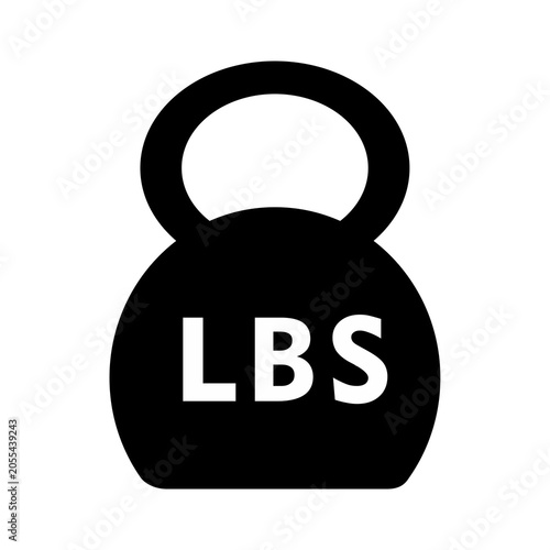 Kettlebell Icon Silhouette Flat Image