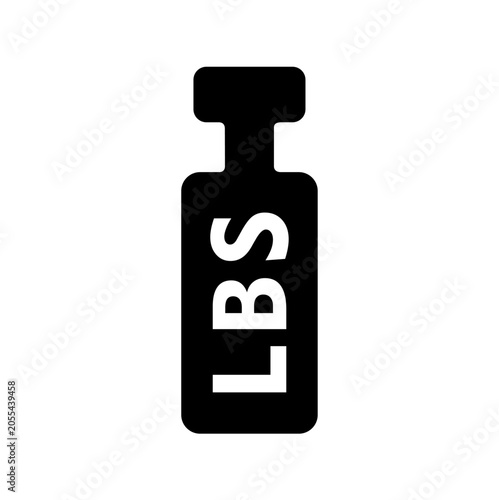 Kettlebell Icon Silhouette Vector Image