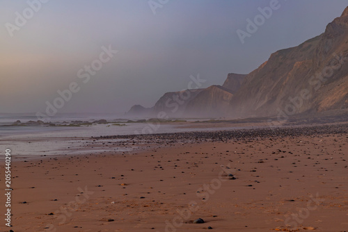 Cuadro en lienzo Castelejo beach at sunset