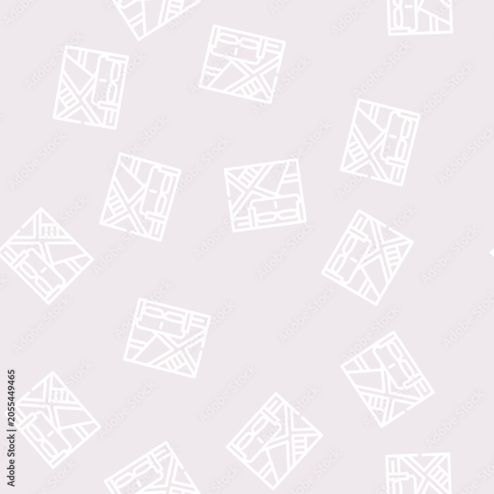Obraz premium wall with slanting shelves line seamless pattern wall with slanting shelves thin line illustration