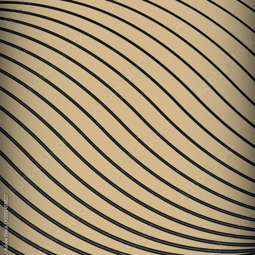 Gold and black cover with patterns Free Vector