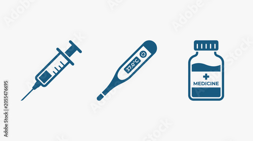 Konstfotografi Medical equipment for health care.