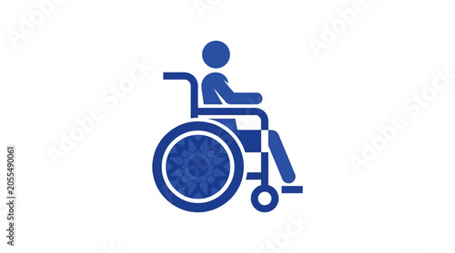 Person in a wheelchair symbol.
