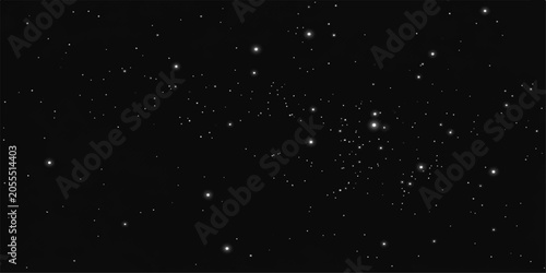 Fotografia A mesmerizing night sky filled with countless sparkling stars and distant nebulae, captured in a high-resolution astronomical photograph