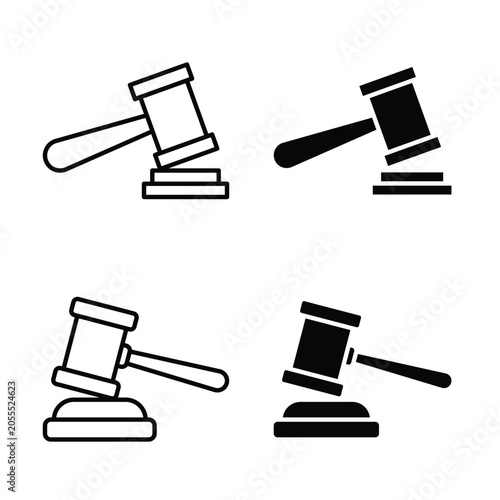 Obraz na plátně Auction icon