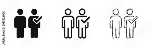 Foto Selected User or Verified Member Icon