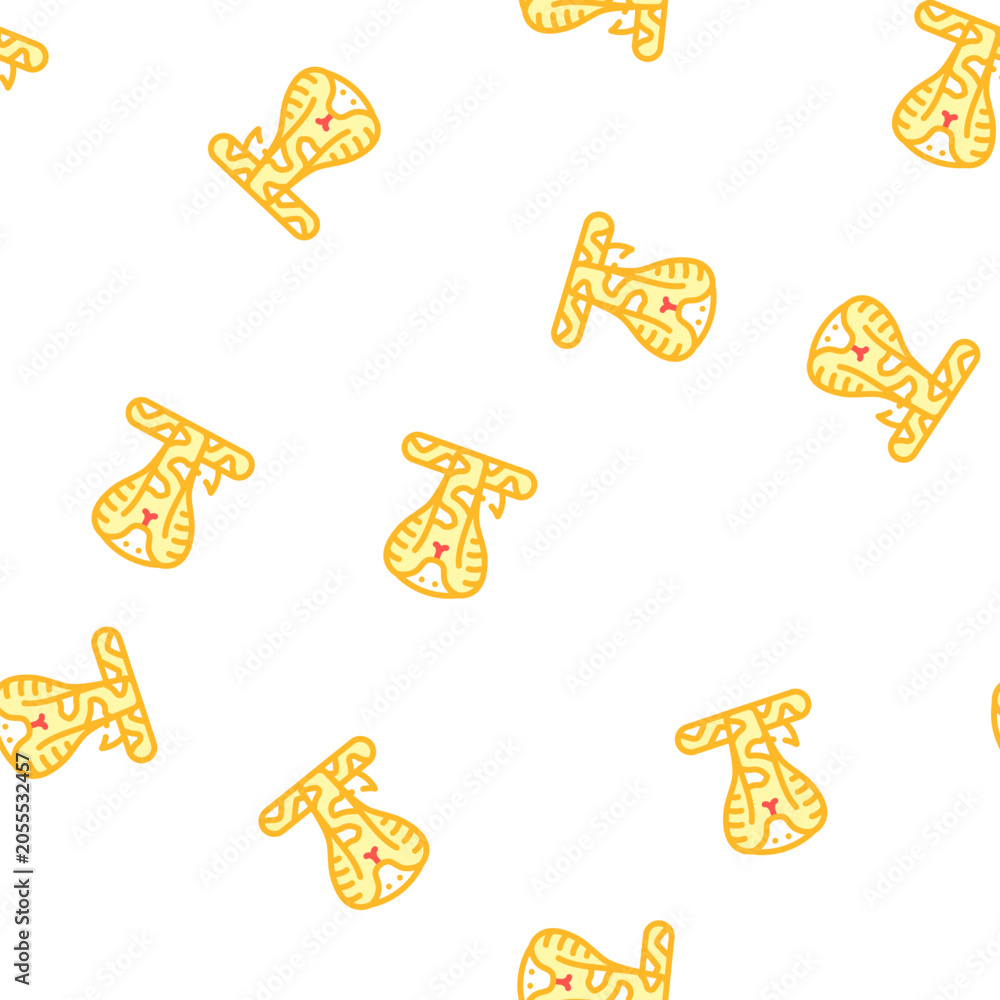 Naklejka premium cobra snake vector seamless pattern cobra snake sign illustration