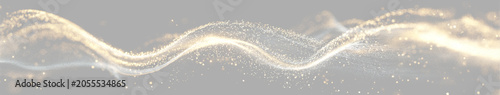 Фотография Transparent png of golden curved light ribbon with shine and smooth gold twirl glowing effect