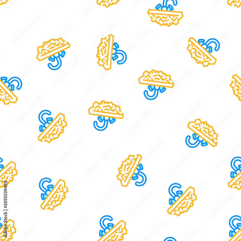 Obraz premium solid stone washbasin vector seamless pattern solid stone washbasin sign illustration
