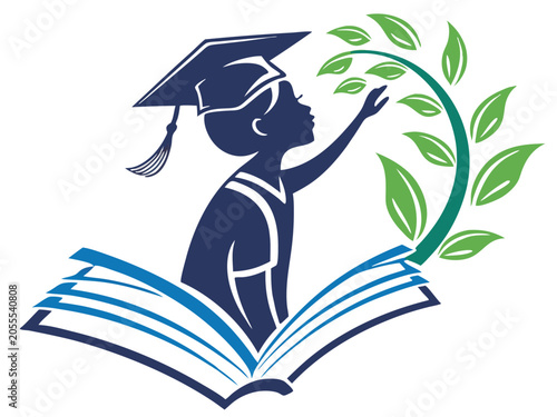 education logo template vector icon design