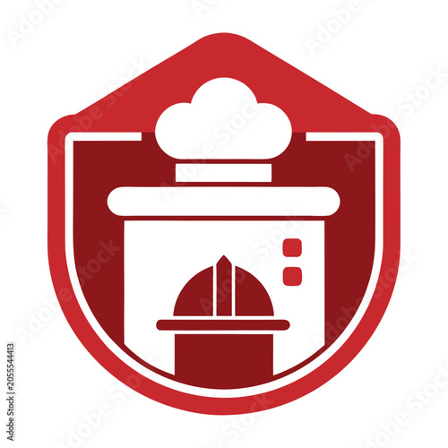 kitchen icon logo white background