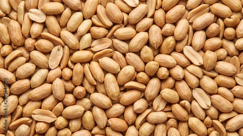 peeled roasted peanuts pattern healthy organic vegan protein snacks background macro