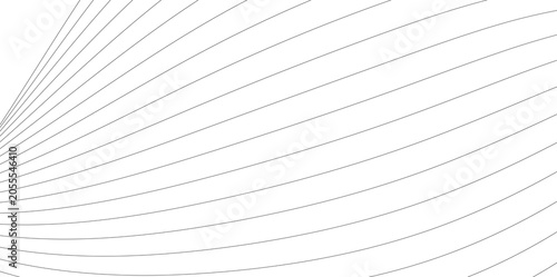 Curved gray lines on white background curved lines
