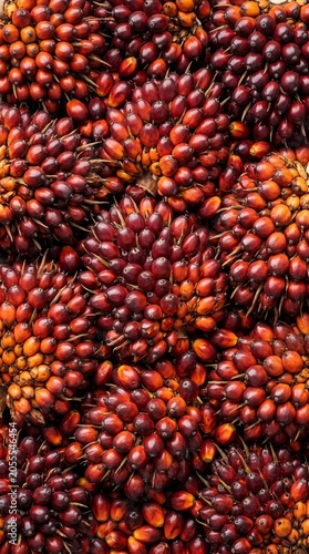 Sustainable oil palm fruit bunches harvest for renewable energy production supply