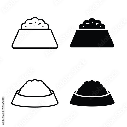 Photos Pet food bowl icon