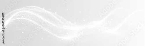 Foto Transparent PNG of white dust line with glowing sparkle particle trail and soft