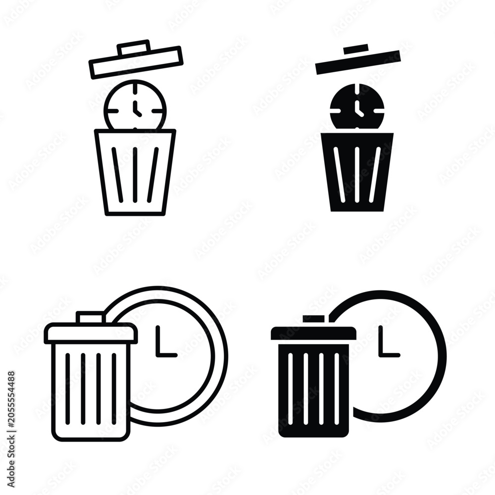 Foto Time waste icon