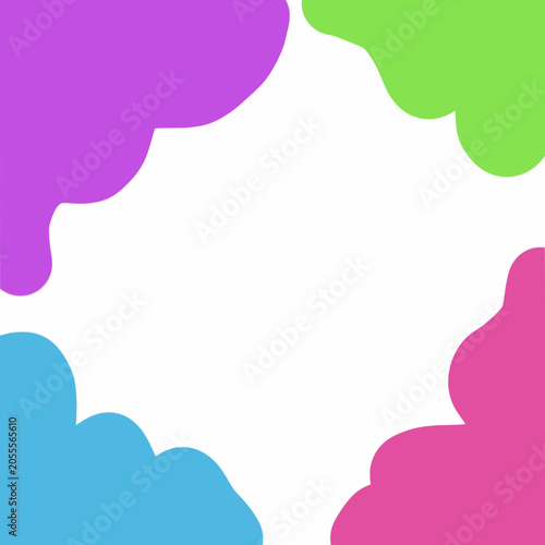 Vector illustration of page corner