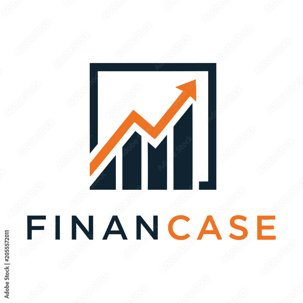 Behang Financial Growth Concept with Financase Logo