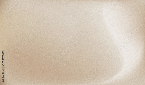 Grainy textured gradient sophisticated sepia and cream abstract background features soft subtle liquid folds for a neutral minimalist commercial backdrop.