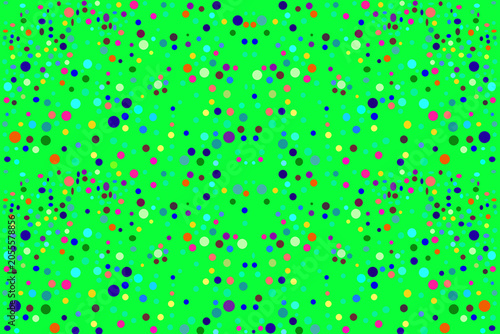 Abstract background featuring colorful circles of different sizes arranged on a clean plain backdrop. Modern geometric design with vibrant colors, perfect for wallpapers, presentations, web banners, s