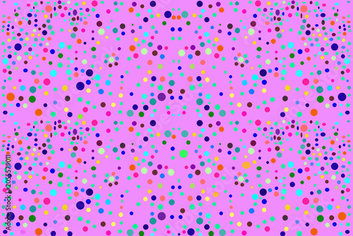 Abstract background featuring colorful circles of different sizes arranged on a clean plain backdrop. Modern geometric design with vibrant colors, perfect for wallpapers, presentations, web banners, s