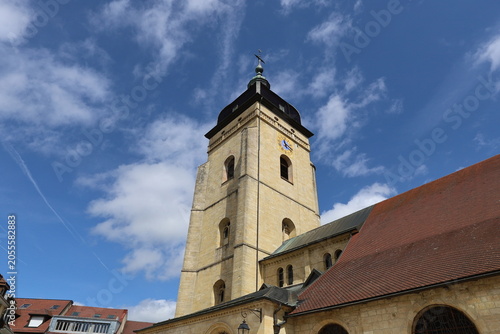 Eglise Saint Bénigne, vue de l'extérieur, ville de Pontarlier, département du Doubs, France