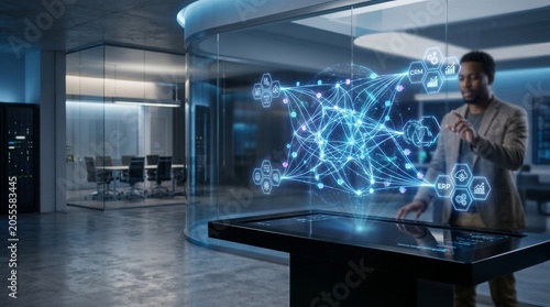 Slika na platnu Artificial Intelligence Powered API Integration Platform