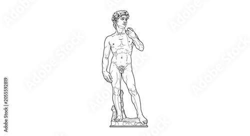 The Statue of David Sculpture.